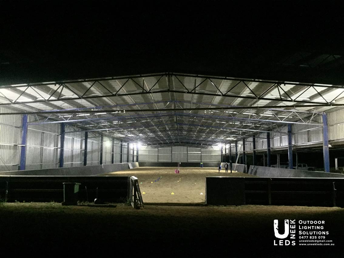 Horse Arena Flood Light Sizing Guide Uneek LEDs